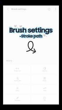 [PENUP] Tutorial #26 : How to use (Brush settings - Stroke path)