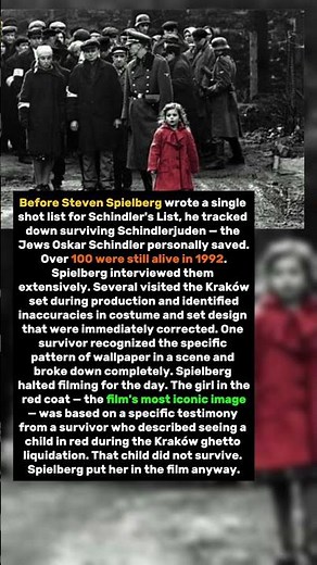 Spielberg Met Real Holocaust Survivors Before Filming a Single Scene of Schindler's List