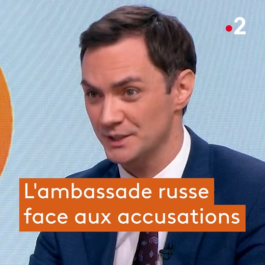 2.4M views · 40K reactions | « Qui bombarde les civils ? Les bataillons nazis ukrainiens »  Alexander Makogonov, porte-parole de l’Ambassade de Russie en France / Посольство России во Франции, et la rhétorique du Kremlin sur la guerre en Ukraine | Télématin | Facebook