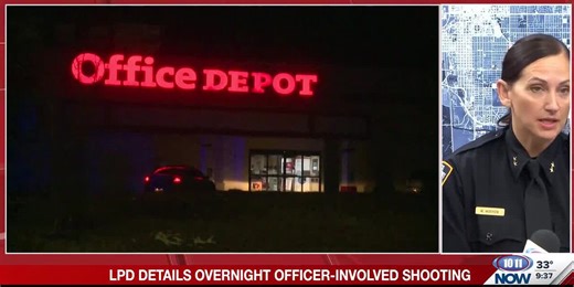 LIVESTREAM: LPD details overnight officer-involved shooting near Office Depot