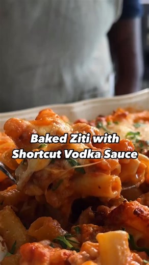 Loaded with creamy cheese, spicy Italian sausage, and a shortcut vodka sauce that starts with jarred marinara, this baked ziti is the hearty comfort food you need tonight 😍. Get the recipe in the comments! 🍝: Liz Mervosh, 🎥: Roscoe Hall, Mike Cunliffe | Food & Wine
