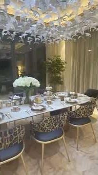 Marble Dining Table & Chairs Setup ✨ Dream Dining Room #viral