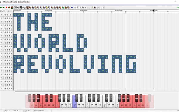 THE WORLD REVOLVING （天旋地转）[Minecraft Note Block Studio]