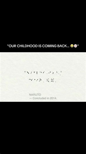 Naruto: Shadow Rising announced 2026 — Naruto returns after 12 years