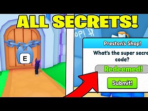 *NEW* All HIDDEN SECRETS For PRESTON SECRET SHOP In Pet Simulator 99 Update! (Roblox)