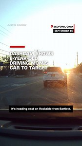 Dashcam video captured an 8-year-old girl driving her mom's car to a Target in Ohio. Police said they located the girl about 13 miles from her home. Officers let the girl "finish her Frappuccino" before she was taken home safely. | CNN