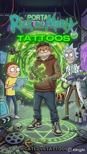 Rick and Morty Tattoos 🔥 | Crazy Cartoon Ink