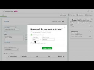 How to use progress invoicing in QuickBooks Online