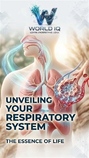 Inside the Human Body: How the Human Respiratory System Works | #worldiq #shorts