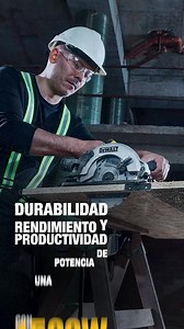 La nueva Sierra Circular DWE5615 ofrece máxima durabilidad, rendimiento y productividad con su potencia de 1500W. Además, cuenta con una válvula de conexión que se integra al sistema de extracción de polvo para un corte más limpio y seguro. Tus trabajos de carpintería llegarán a otro nivel. 🛠️ #SolidezGarantizada #DEWALT #Herramientas #HerramientasDEWALT #SierraCircular | DEWALT