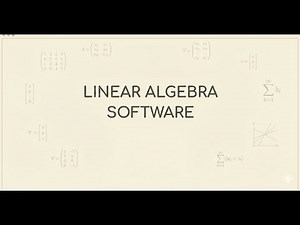 linear algebra software