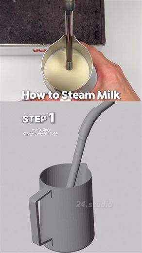 Zhi-hong .huang 台北拉花課程 on Instagram: "6 Steps to Steam Milk Does your latte art always fail because of the milk foam? On my YouTube channel, I share the most complete milk steaming tutorial and the most common mistakes and fixes. 拉花課程介紹 專門一對一（完全零經驗、新手入門課程） 課程從最基本的使用操作咖啡機、 認識拉花原理介紹.動作教學.實際拉花、 ！課程包含30次實戰練習！ 不用擔心學不會，課程是保證班、 無需任何門檻與任何準備.人來即可、 完全沒接觸過、有興趣而已 在家有咖啡機、卻無法成功拉花 咖啡廳打工、拉花依靠運氣 所有新手常見問題都可以解答！ 地點：近台北捷運北門站 （走路即可） 時段：週一至週日 9:00-21:00（全天安排） 費用：1位（2.5小時2980元）2位（3小時5000） 任何問題都可以私訊我！ #lattearttutorial