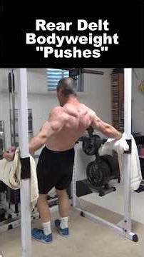 Rear Delt Push (Not Pull) That Actually Works #training #bodyweight
