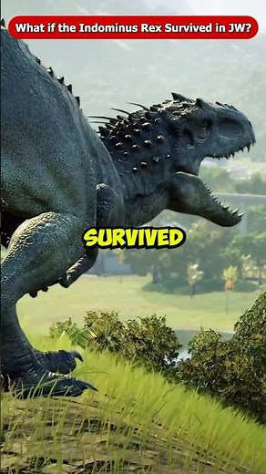 What if the Indominus Rex Survived in Jurassic World? #Shorts #Viral Rebirth