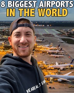 1.5M views · 19K reactions | 8 Biggest Airports In The World | Drew Binsky | Facebook