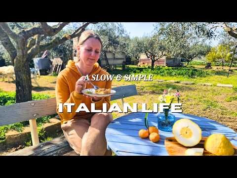 Simple Farm Life in Italy | Spring Garden & Homemade Marmalade Tart