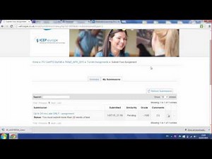 ICEP/UEL Video Tutorial: How to Submit a Turnitin Assignment