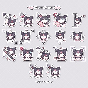 Goth Bunny Cursors | Windows Only | Animated Custom Kitty Cursors | Pixel Cursors | Mouse Cursors | Pixel Art | 8 Bit Art | PC Cursors - Etsy