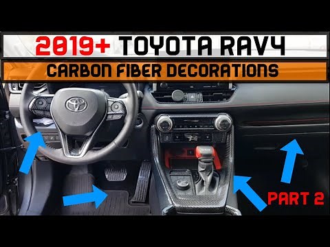 2019 To 2025 Toyota RAV4 - Carbon Fiber Decorations - Part 2