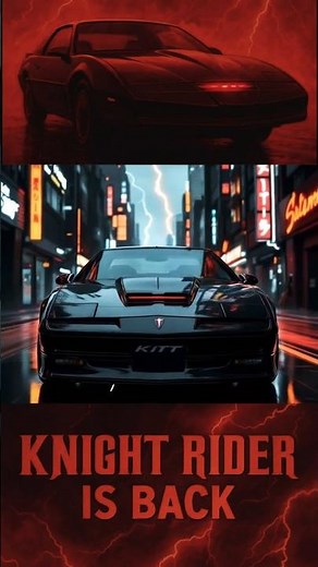 KITT Returns: Knight Rider’s Iconic Car in Action!