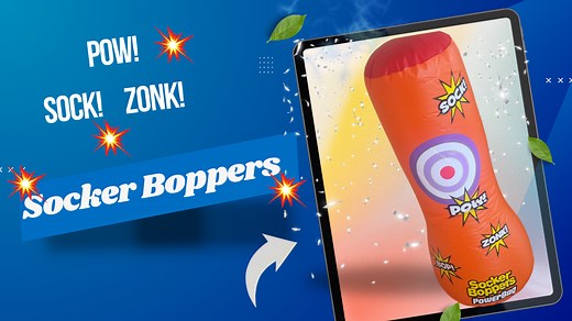 Watch Fun, Safe, and Ready for Action! Socker Boppers is Here! on Amazon Live
