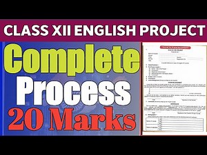 class 12 English Project 4th semester// New Projects for class 12 4th semester