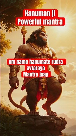 Hanuman ji mantra chant repeatedly | Om namoh hanumate rudra avtaraya mantra | hanuman maha mantra