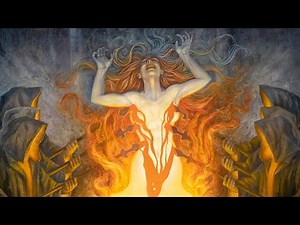 Gullveig, Thrice Born - Viking Art - Norse Mythology - Painting & Lore