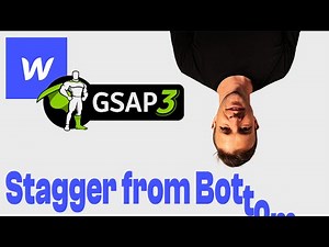 Award Winning Text Animation - Stagger from Bottom