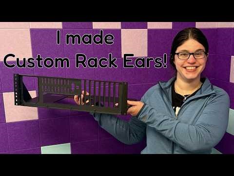 Designing Rack Ears for an Open-Air PC Case (3D Print → Sheet Metal)