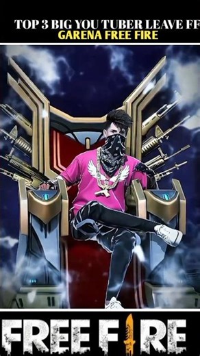 TOP 3 BIG YOU TUBER LEAVE FF #andrast #heenaprajapati #nivetadhingramusic #tutorialfilter