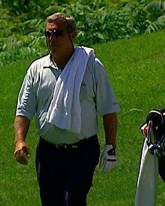 Most unique hole-in-one ... maybe of all-time. Somehow Fuzzy Zoeller's ball rolled in at the 2006 Principal Charity Classic. | PGA TOUR Champions