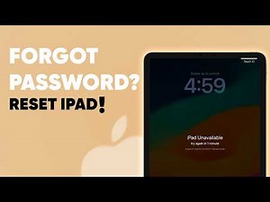 How to Reset Your iPad If You Forgot Your Passcode!