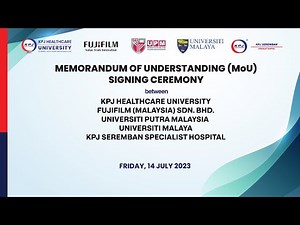 Memorandum of Understanding (MoU) Signing Ceremony