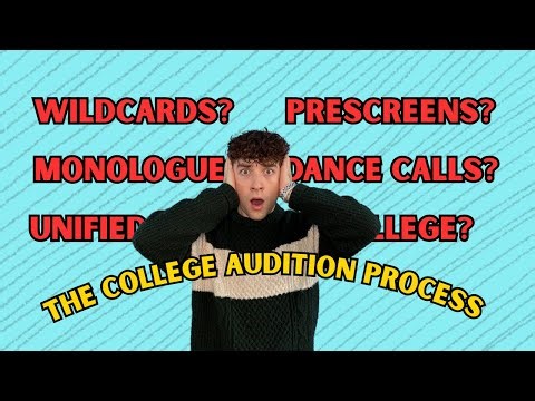 The Musical Theatre College Audition Process EXPLAINED (4 SECRET tips)