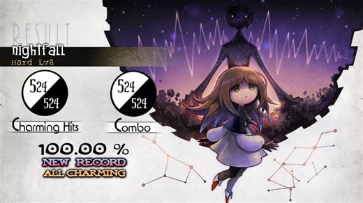 Deemo「Nightfall Hard Lv.8 ALL Charming」《ginkiha》