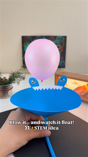 Molly | teacher | traveler🤍✈️ | “A fun STEM experiment kids LOVE! 💨⚽ Blow the ball and watch it float in the air—simple, exciting, and perfect for little scientists. Great... | Instagram