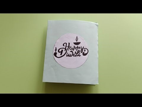 ✨ Most Beautiful Deepavali Greeting Card Idea | Easy & Unique Handmade Diwali Card 2025