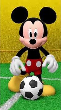 Mickey and Minnie Practice Soccer and Play The ‘Eyes Up’ Game! 👀⚽️ | Me & Mickey | ESPN JV