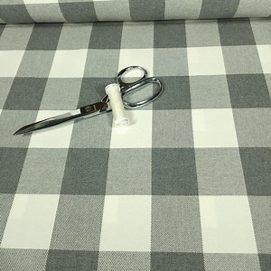 Classic Buffalo Plaid Flannel Fabric – Gray & Cream Cotton, Thick, Smooth, Heavier Unbrushed Flannel, Sold by the 1/2 Yard - Etsy