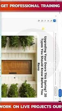 🚪 Learn Door & Window Design Like a Pro | AutoCAD Architecture + Interior LIVE Batch #autocadblocks