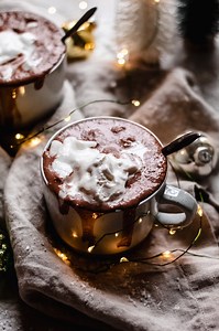 Ultra Creamy 4-Ingredient Vegan Hot Chocolate Recipe