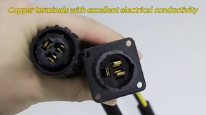 EVRBUL Tractor 3 Prong Auxiliary Plug and Cable Set, 14 AWG Copper Wire, 3-Pin Auxiliary Power Connector Fit for John Deere Tractors Replace# RE48525 RE37651