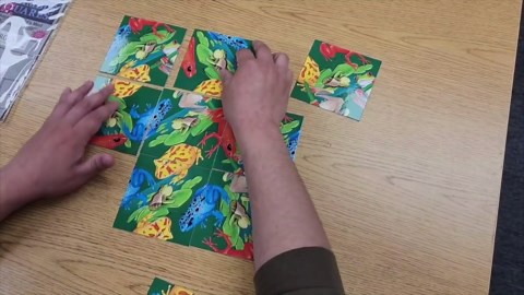 Scramble Squares- Sharks- 9 Piece Challenging Puzzle- Ultimate Brain Teaser and Mind Game for Children & Adults- Boosts Cognition and Problem Solving Skills