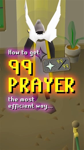 The best way to get 99 Prayer 🙏 #oldschoolrunescape #osrs