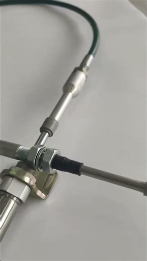 Heavy-Duty Push-Pull Stainless Steel Control Cable Assembly With Cylinder