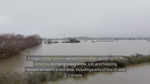 Winter Storm Blair Brings Heavy Snow, Ice, and Freezing Temperatures to US and Canada
