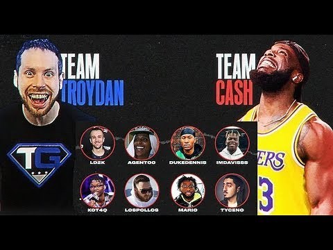 Team Troydan vs Team Cash - NBA 2K20 Youtuber Team up