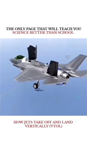 UNIVERSE | SCIENCE | TECHNOLOGY on Instagram: "How Jets Take Off and Land Vertically (VTOL) 🚀✈️ Vertical Take-Off and Landing (VTOL) jets can rise straight up, hover in mid-air, and land without a runway—something ordinary jets can’t do. This is made possible by redirecting jet thrust downward instead of backward. Here’s how it works in simple terms 👇 🔥 1. Thrust Vectoring VTOL jets use rotating nozzles that swivel the engine’s exhaust downward, producing lift instead of forward motion. 🌀 2.