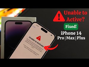 iPhone 14/Pro/Max/Plus: Fix Unable to Activate iPhone 14's